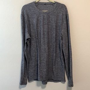 Lululemon Surge Heathered Gray Long Sleeve Top